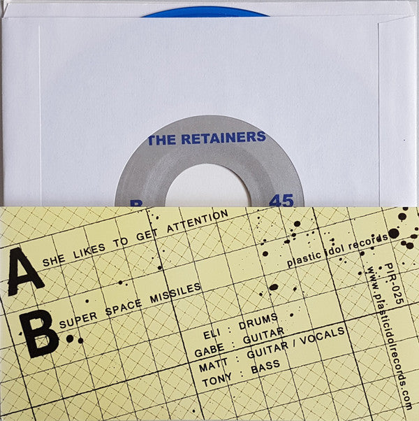 Retainers : She Likes To Get Attention (7", Single, Blu)