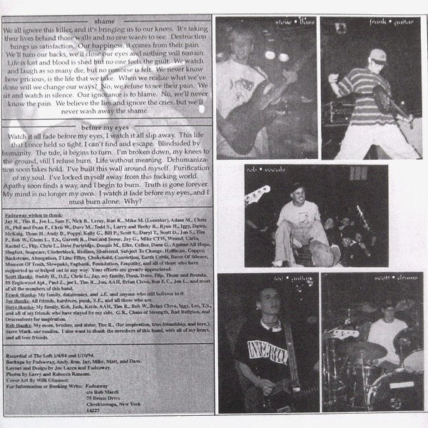 Fadeaway / 2 Line Filler : Fadeaway / 2 Line Filler (7")