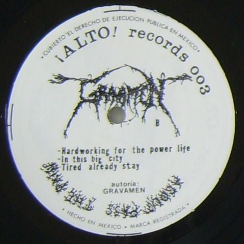 Gravamen : About Pass The Pain (7")