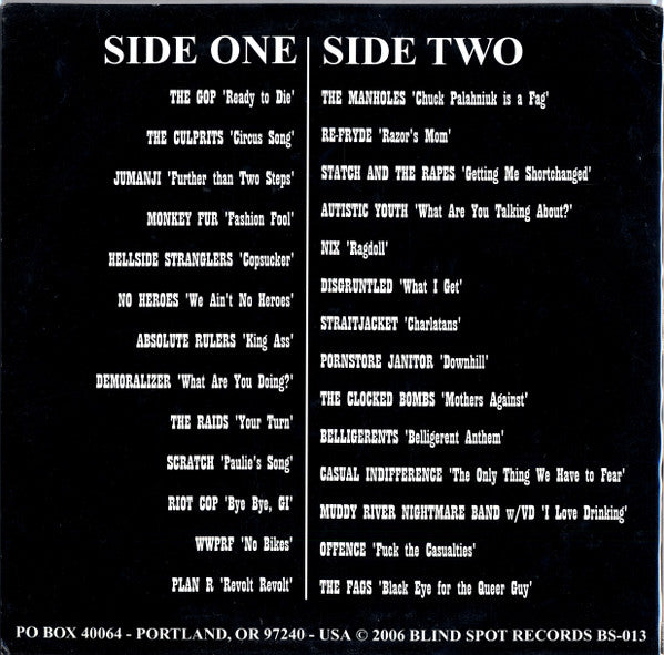Various : Choke On It - A 27 Band Portland, Oregon Compilation LP (LP, Comp, Num)