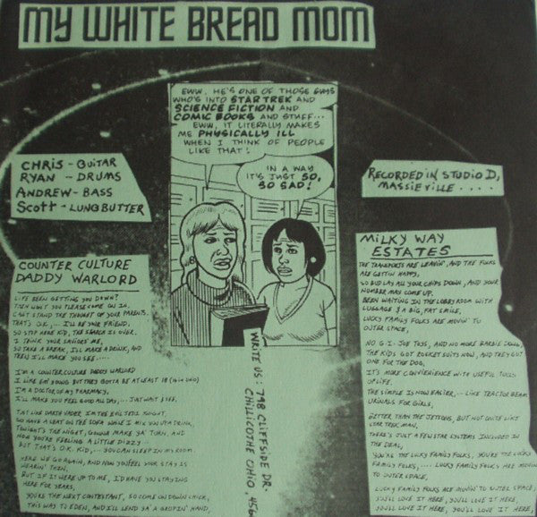 My White Bread Mom / Moody Jackson : Counterculture Daddy Warlord / Moody Jackson (7")