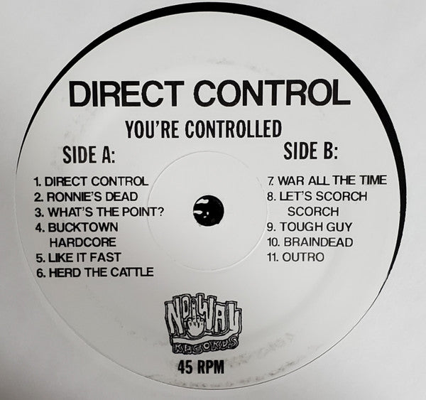 Direct Control : You're Controlled (12", Album, RE)
