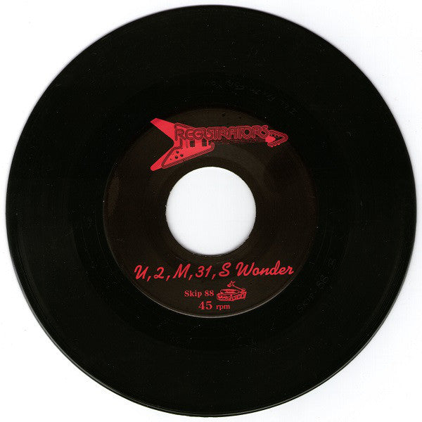 Registrators : Imagination World / U, 2, M, 31, S Wonder (7", Single)