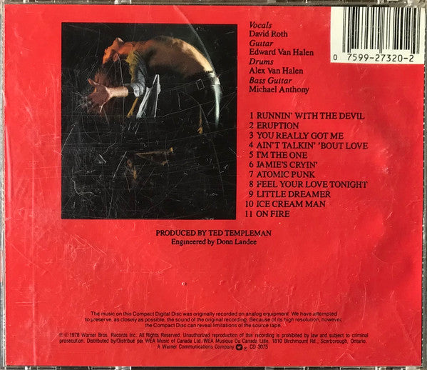 Van Halen : Van Halen (CD, Album, RE)