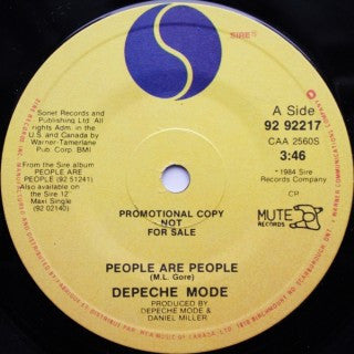 Depeche Mode : People Are People (7", Single, Promo)