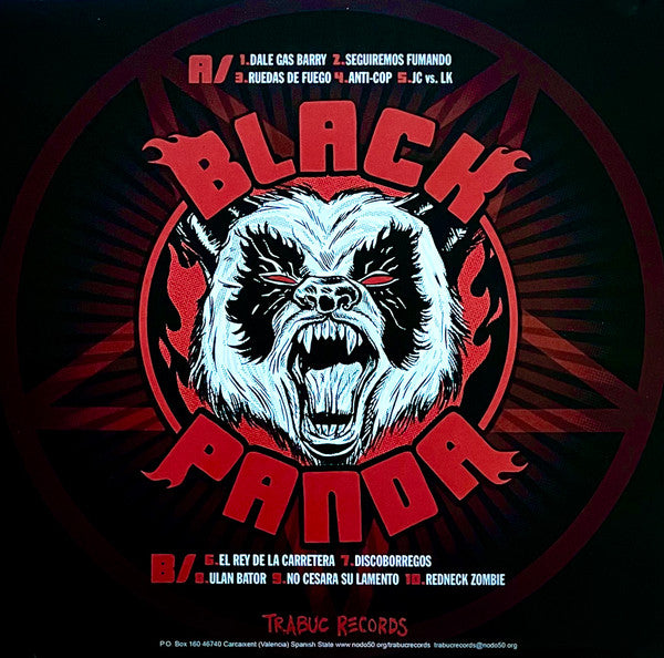 Black Panda : Tanque De 98 Octanos (LP, Album, Cle)