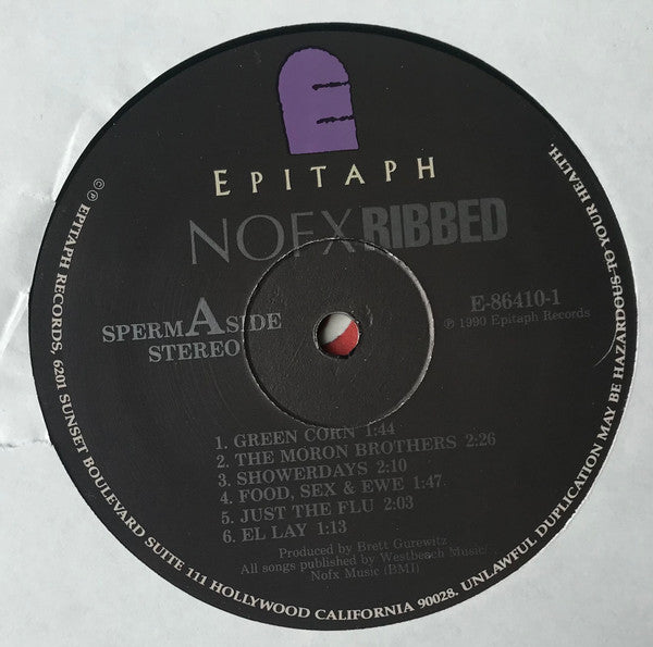 NOFX : Ribbed (LP, Album, RP)