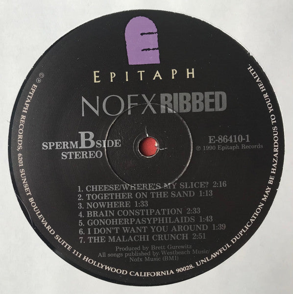 NOFX : Ribbed (LP, Album, RP)