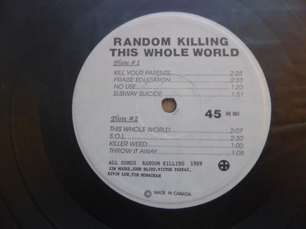 Random Killing : This Whole World (12", EP)