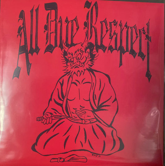 All Due Respect : Demo (7", EP, Ora)