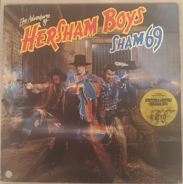 Sham 69 : The Adventures Of Hersham Boys (LP, Album, Gat + 12")