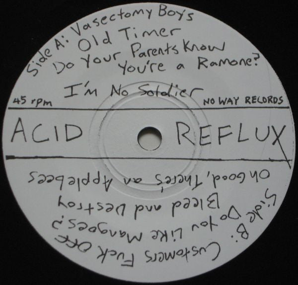 Acid Reflux : EP (7", EP, RP)
