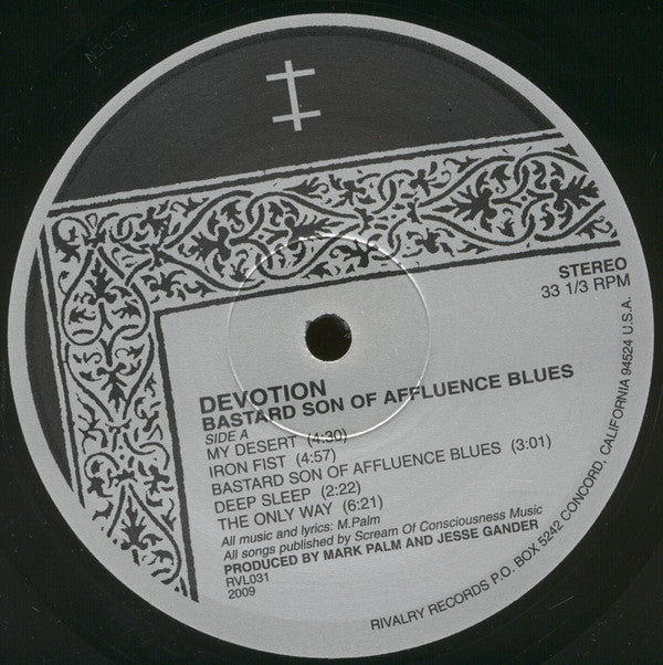 Devotion (16) : Bastard Son Of Affluence Blues (LP, Album)
