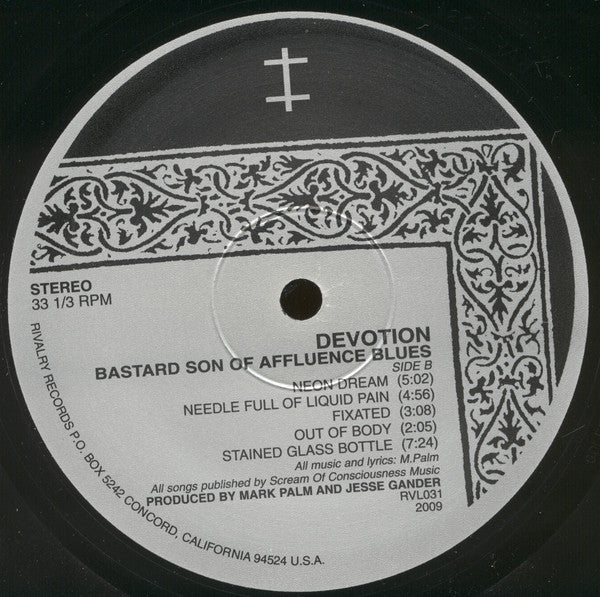 Devotion (16) : Bastard Son Of Affluence Blues (LP, Album)