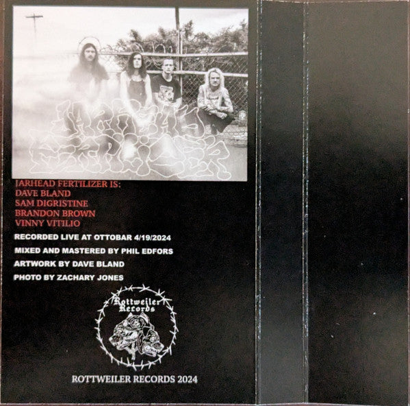 Jarhead Fertilizer : Live At Ottobar (Cass, Album, Red)