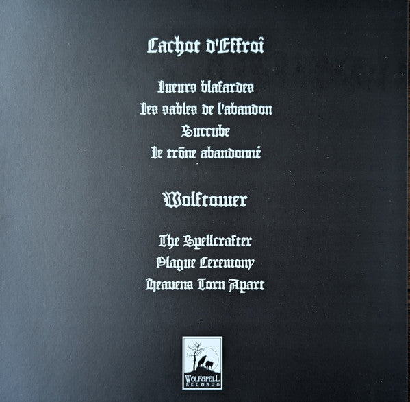 Cachot D'Effroi - Wolftower : Split MMXXIV (LP, Ltd)