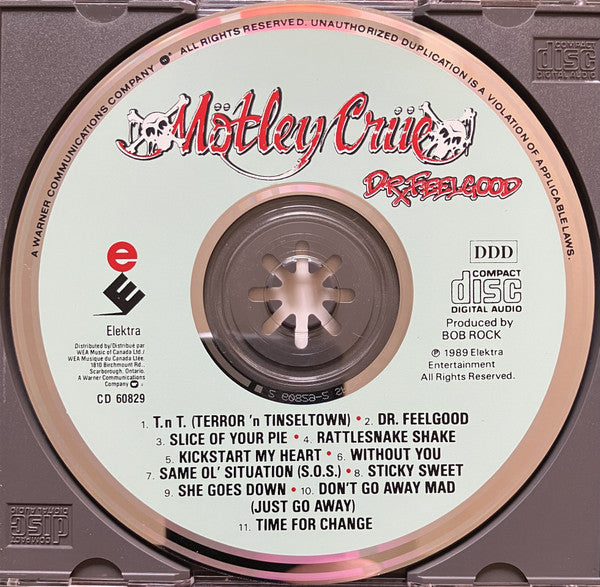 Mötley Crüe : Dr. Feelgood (CD, Album, SRC)
