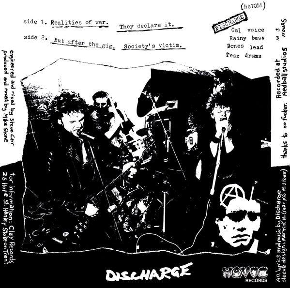 Discharge : Realities Of War (7", EP, RE)