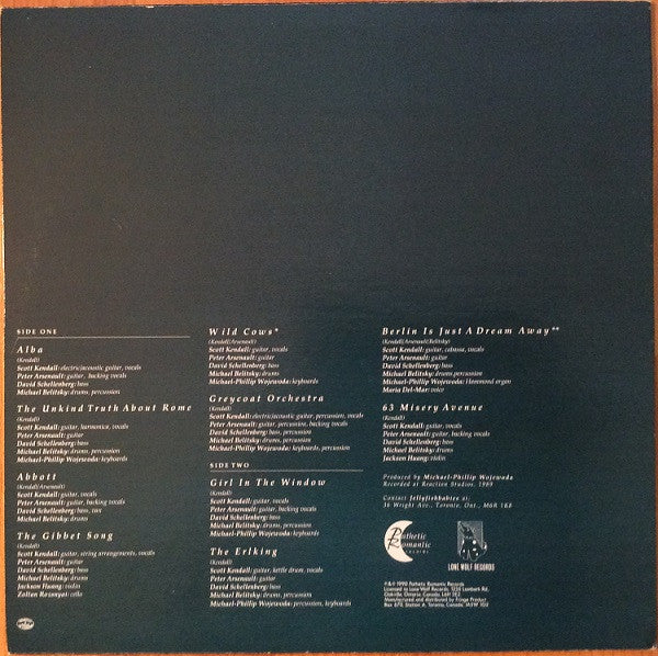 Jellyfishbabies : The Unkind Truth About Rome (LP, Album)