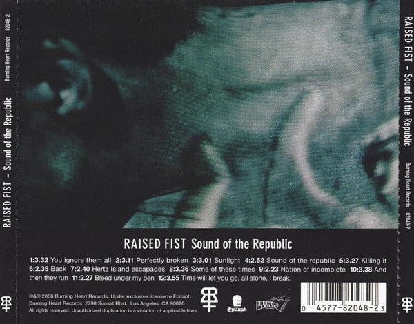 Raised Fist : Sound Of The Republic (CD, Album)