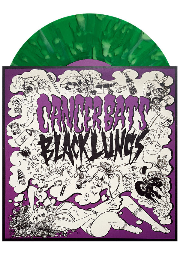 Cancer Bats / Black Lungs : Cancer Bats / Black Lungs (7", Gre)