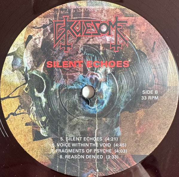 Gruesome (5) : Silent Echoes (LP, Album, Ltd, Bla)