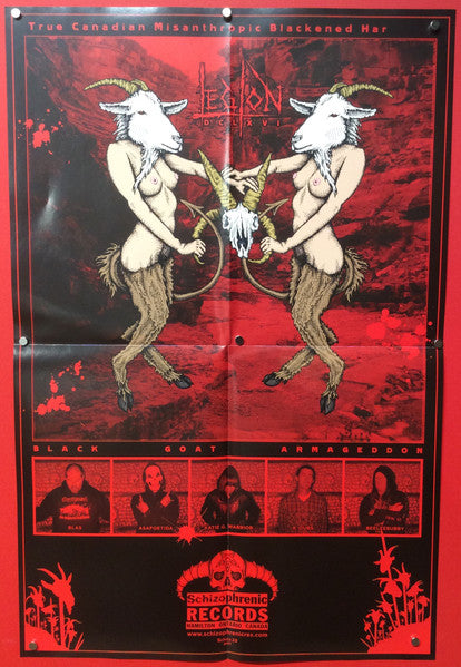 Legion* : Black Goat Armageddon (LP, Album, Red)