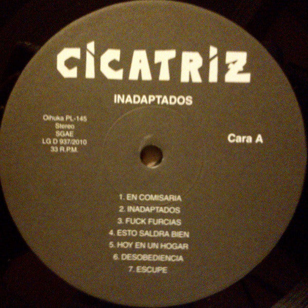 Cicatriz (2) : Inadaptados (LP, Album, RE)