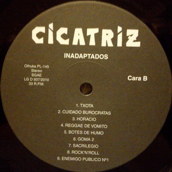 Cicatriz (2) : Inadaptados (LP, Album, RE)