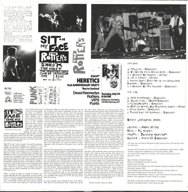 The Rotters : Pull It And Yell (LP, Comp)