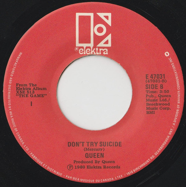 Queen : Another One Bites The Dust (7", Single)