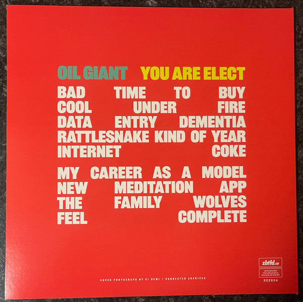Oil Giant : You Are Elect (LP)