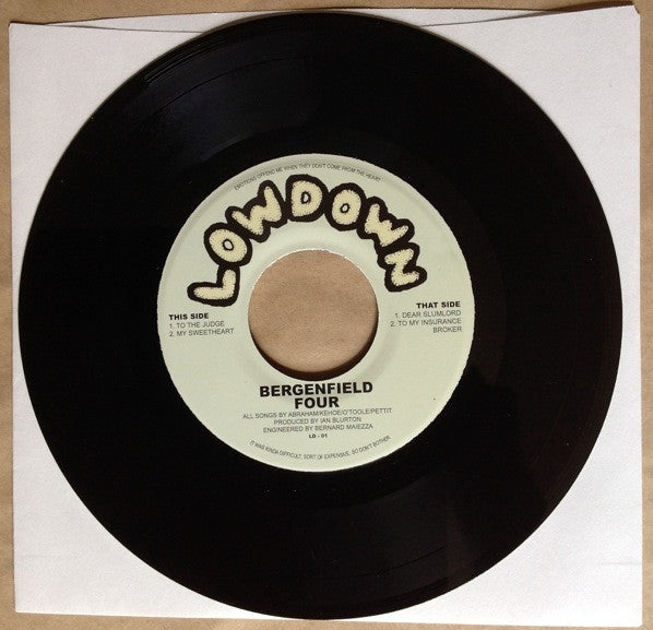 Bergenfield Four : Bergenfield Four (7")
