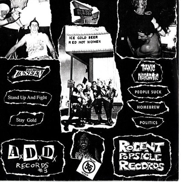 Toxic Narcotic / The Unseen : Boston's Finest (7", EP, Gre)