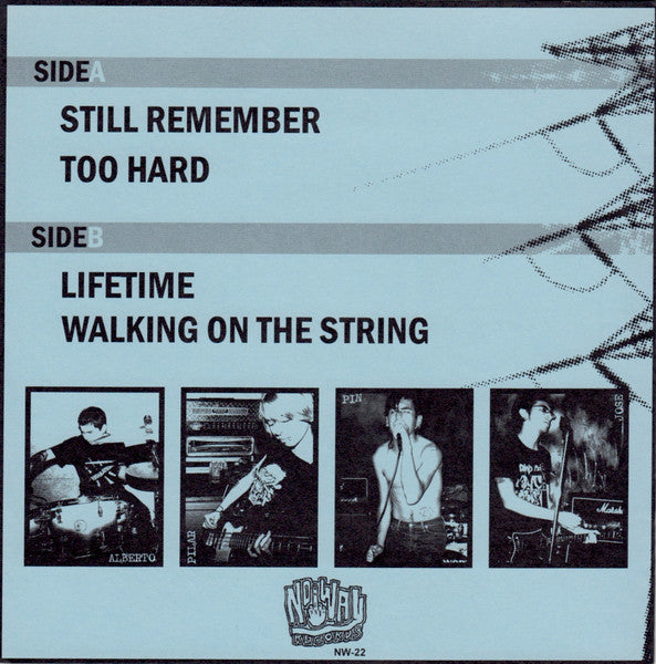 Insomnio : Walking On The String (7", EP, Blu)