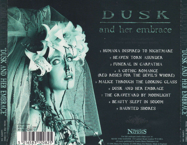 Cradle Of Filth : Dusk And Her Embrace (CD, Album)