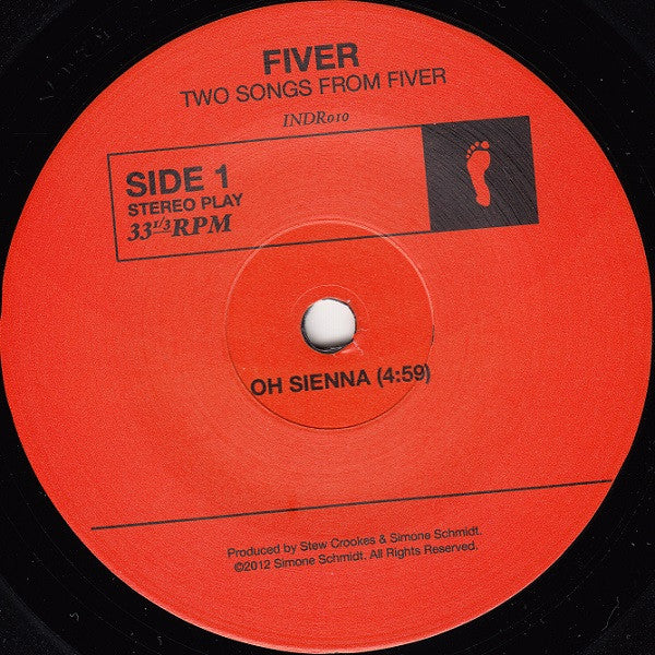 Fiver (3) : Two Songs From Fiver (7")