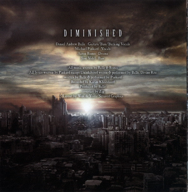 Diminished (2) : Origin Of Apocalypse (CD, Album)