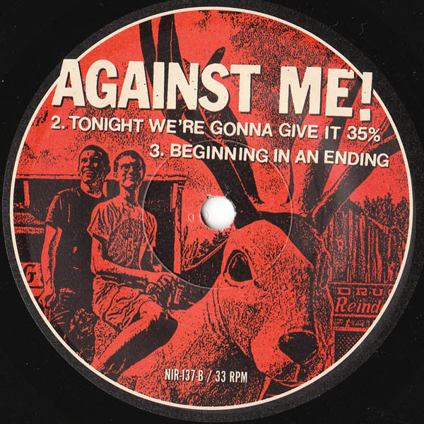 Against Me! : The Disco Before The Breakdown (7", EP, RP)