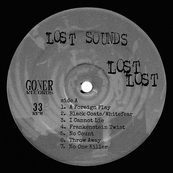 Lost Sounds : Lost Lost (LP, 150 + 7", EP + Album)