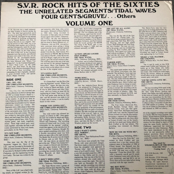 Various : SVR Rock Hits Of The Sixties (LP, Comp)