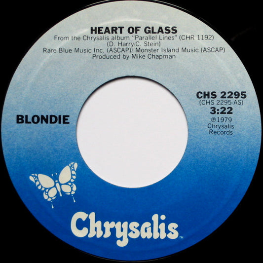 Blondie : Heart Of Glass (7", Single, Styrene, Pit)