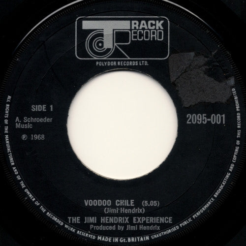 The Jimi Hendrix Experience : Voodoo Chile (7", Single)