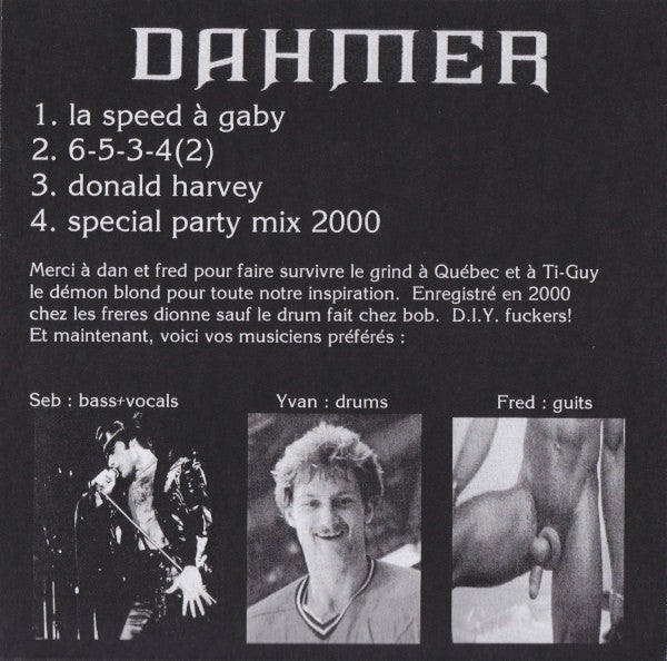 Dahmer / Mesrine : Dahmer / Mesrine (7", EP, RE)