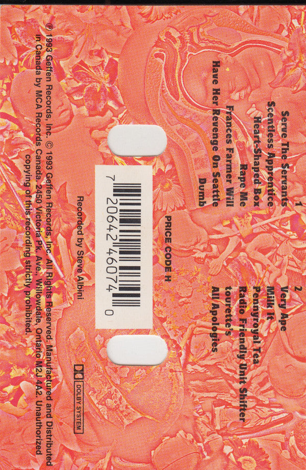 Nirvana : In Utero (Cass, Album, Bla)