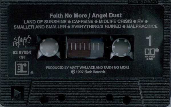 Faith No More : Angel Dust (Cass, Album)