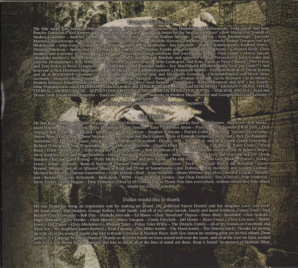 Nile (2) : At The Gate Of Sethu (CD, Album, Dig)