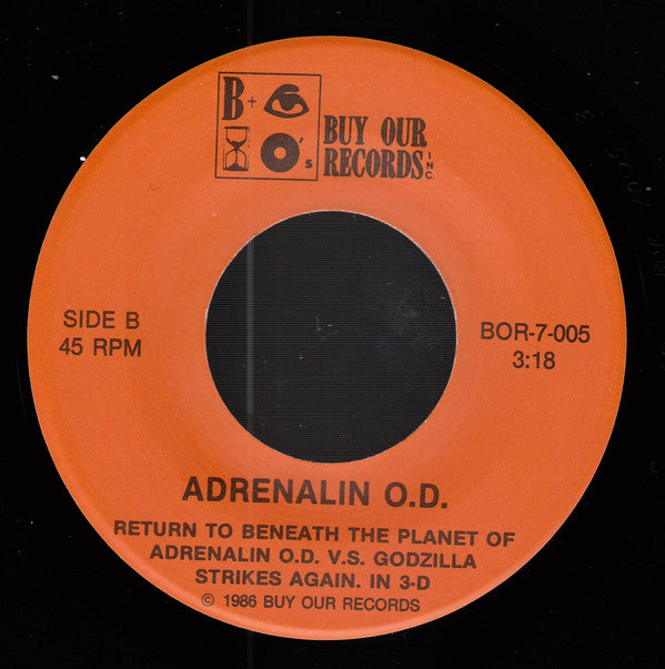 Adrenalin O.D. : A Nice Song In The Key Of "D" (7")