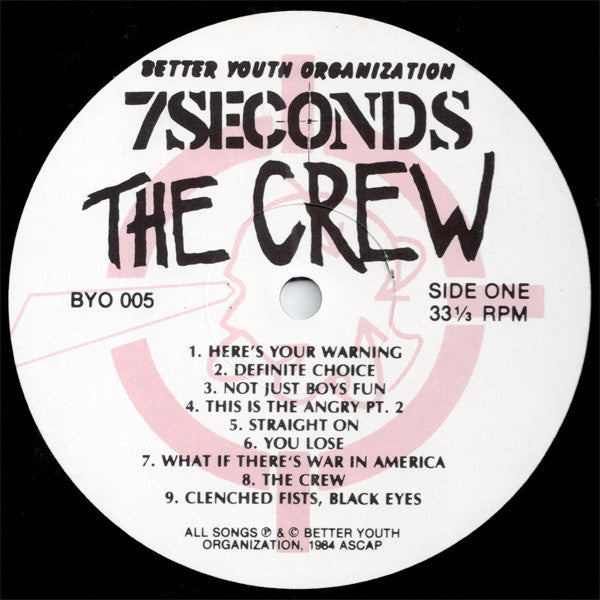 7 Seconds : The Crew (LP, Album, Red)