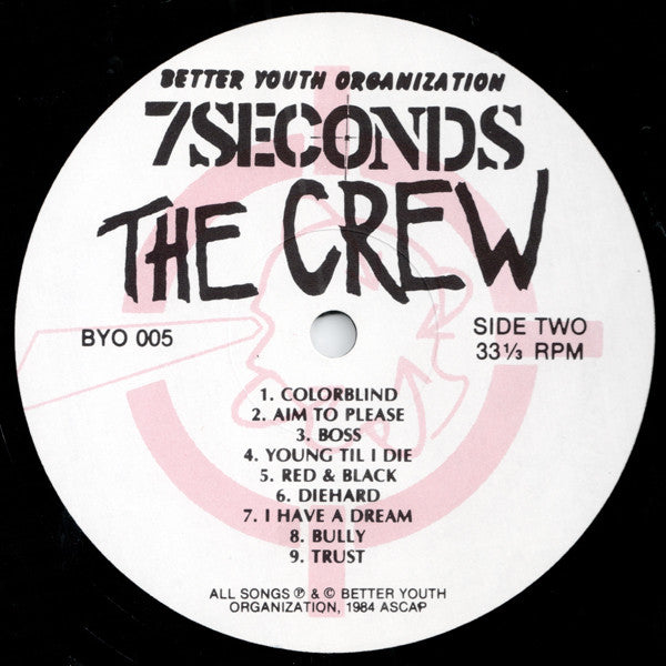 7 Seconds : The Crew (LP, Album, Red)